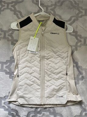 CRAFT BRAND NEW W/ TAGS Women's ADV SubZ Insulated Running/cycling vest XS